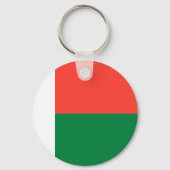 Flagge Madagaskars Schlüsselanhänger (Rückseite)