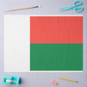 Flagge Madagaskars Seidenpapier (Basteln)