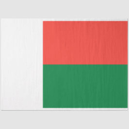 Flagge Madagaskars Seidenpapier