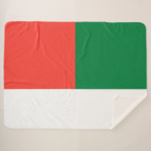 Flagge Madagaskars Sherpadecke (Vorderseite (Horizontal))