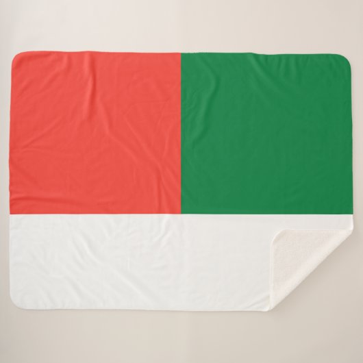 Flagge Madagaskars Sherpadecke (Vorderseite (Horizontal))