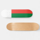 Flagge Madagaskars Skateboard (Horizontal)