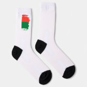 Flagge Madagaskars Socken (Rechts)