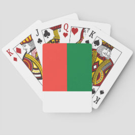 Flagge Madagaskars Spielkarten