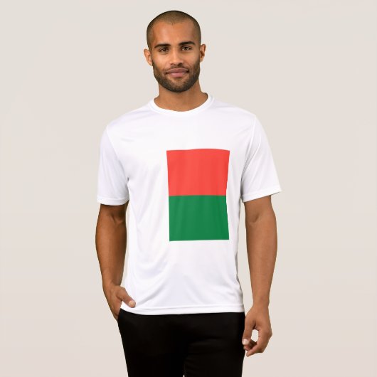 Flagge Madagaskars T-Shirt (Vorne ganz)