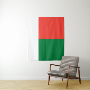 Flagge Madagaskars Wandteppich
