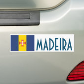 Flagge Madeiras, Portugal Autoaufkleber (Auf Auto)