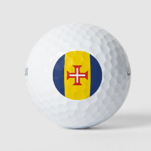 Flagge Madeiras, Portugal Golfball