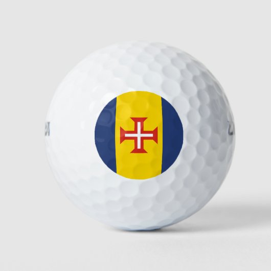 Flagge Madeiras, Portugal Golfball (Vorderseite)