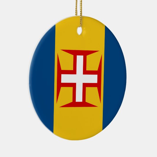 Flagge Madeiras (Portugal) Keramikornament (Rechts)
