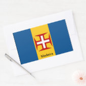 Flagge Madeiras Rechteckiger Aufkleber (Umschlag)