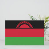 Flagge Malawis Briefpapier (Stehend Vorderseite)