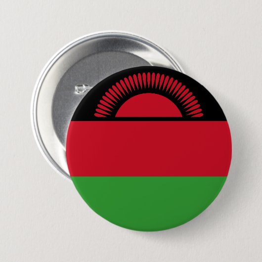 Flagge Malawis Button (Vorne & Hinten)