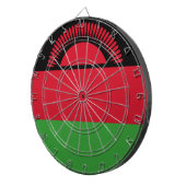 Flagge Malawis Dartscheibe (Vorderseite rechts)