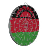 Flagge Malawis Dartscheibe (Vorderseite Links)