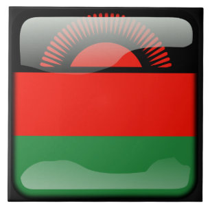 Flagge Malawis Fliese