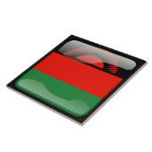 Flagge Malawis Fliese (Seite)