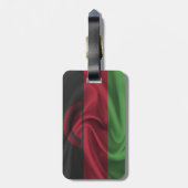 Flagge Malawis Gepäckanhänger (Rückseite vertikal)