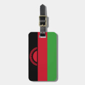 Flagge Malawis Gepäckanhänger (Vorderseite vertikal)