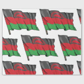 Flagge Malawis Geschenkpapier (Flach)
