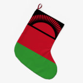 Flagge Malawis Großer Weihnachtsstrumpf (Vorderansicht (hängend))
