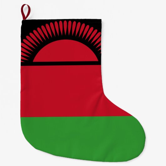 Flagge Malawis Großer Weihnachtsstrumpf (Vorderseite)