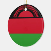 Flagge Malawis Keramik Ornament (Links)