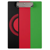 Flagge Malawis Klemmbrett (Vorderseite)