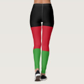 Flagge Malawis Leggings (Rückseite)