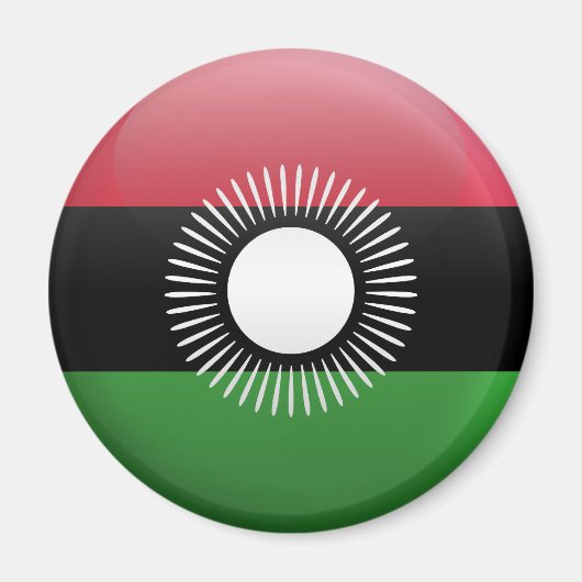 Flagge Malawis Magnet (Vorne)