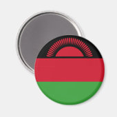 Flagge Malawis Magnet (Vorderseite/Rückseite)
