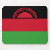 Flagge Malawis Mousepad (Vorne)