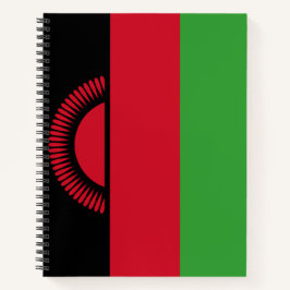 Flagge Malawis Notizblock