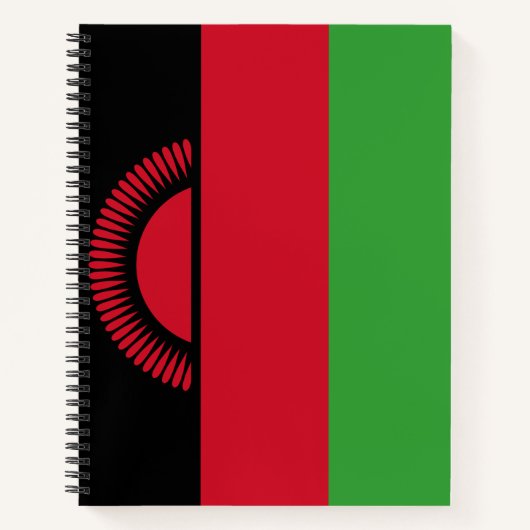 Flagge Malawis Notizblock (Vorderseite)