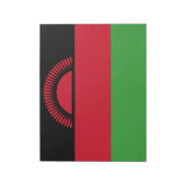 Flagge Malawis Notizblock (Rotiert)