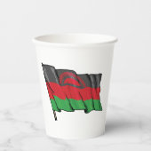 Flagge Malawis Pappbecher (Vorderseite)