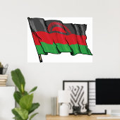 Flagge Malawis Poster (Heimbüro)