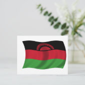 Flagge Malawis Postkarte (Stehend Vorderseite)