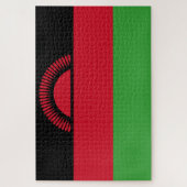 Flagge Malawis Puzzle (Vertikal)