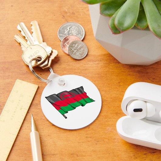 Flagge Malawis Schlüsselanhänger