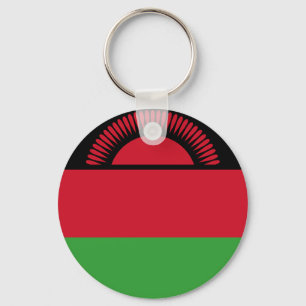Flagge Malawis Schlüsselanhänger