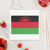 Flagge Malawis Serviette (Beispiel)