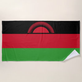 Flagge Malawis Strandtuch