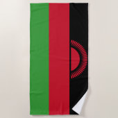 Flagge Malawis Strandtuch (Vorderseite)