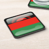 Flagge Malawis Untersetzer (Linke Seite)