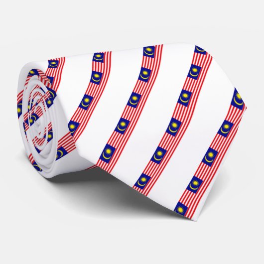 Flagge Malaysia Krawatte (Gerollt)