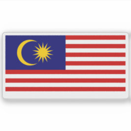 Flagge Malaysias Aufkleber
