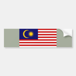 Flagge Malaysias Autoaufkleber