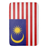 Flagge Malaysias Badematte (Vorderseite Vertikal)