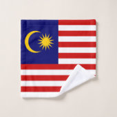 Flagge Malaysias Badhandtuch Set (Waschlappen)